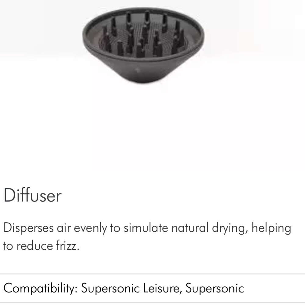 Dyson Supersonic Diffuser